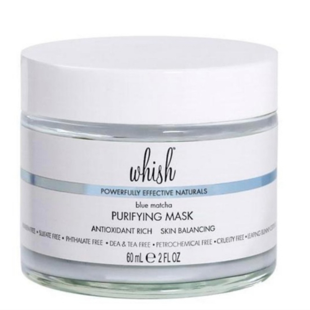 WHISH Blue Matcha Restoring Purifying Face Mask Hydrating Detox Soothing 2 fl oz